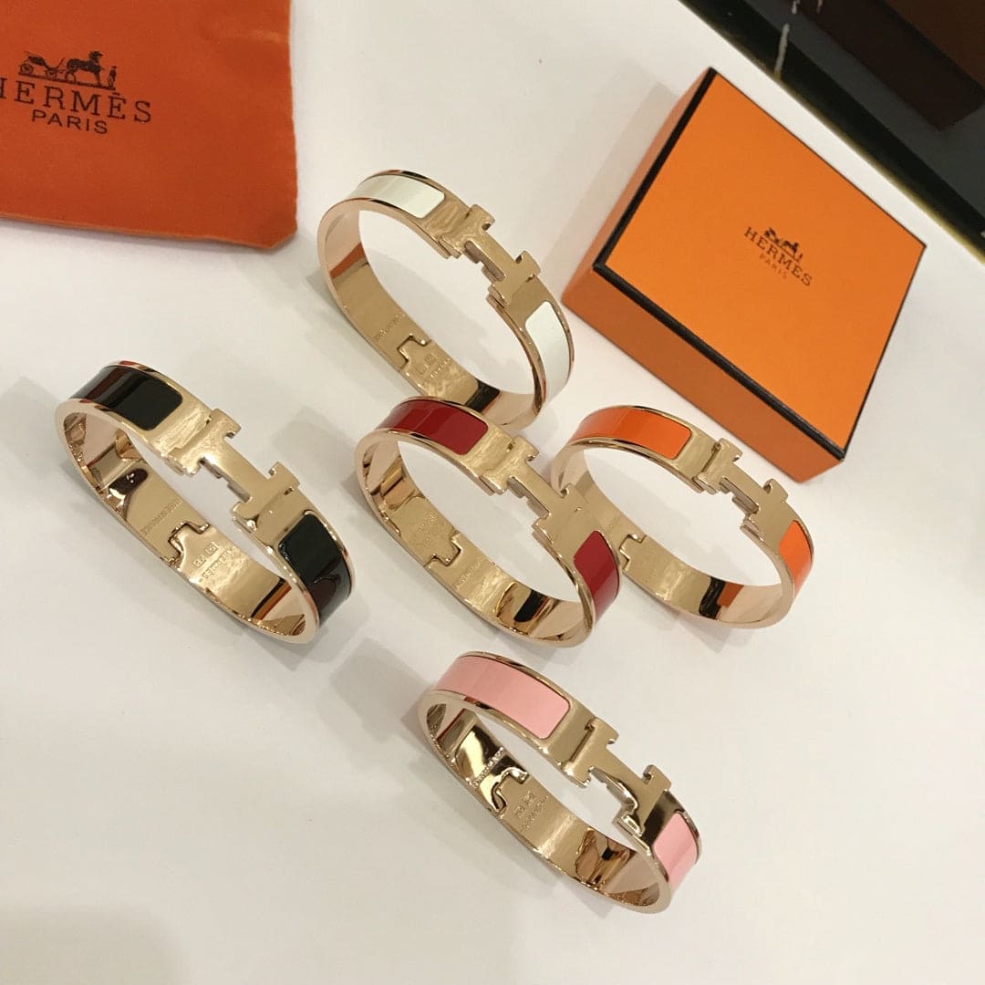 18K Clic H Orange Bracelet