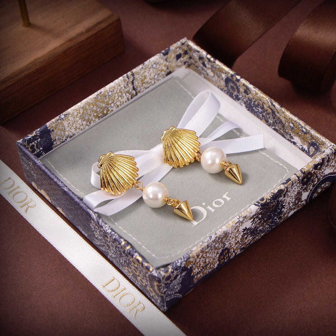 18K CD Sea Garden Earrings