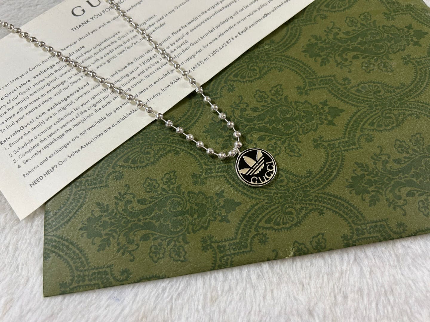 Double G x Adidas Pendant Boule Necklace