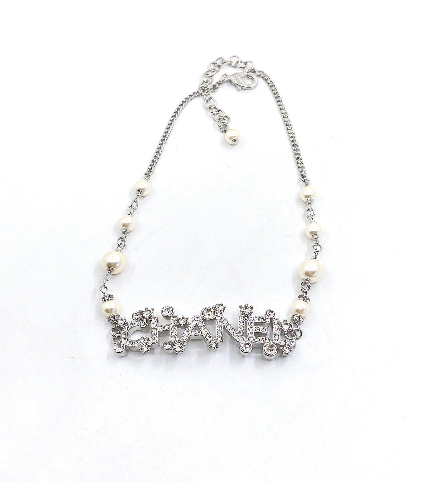 18K CC Crystals Necklace