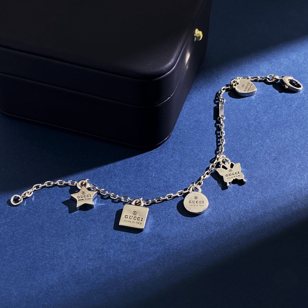 18K Double G Letter Bracelet