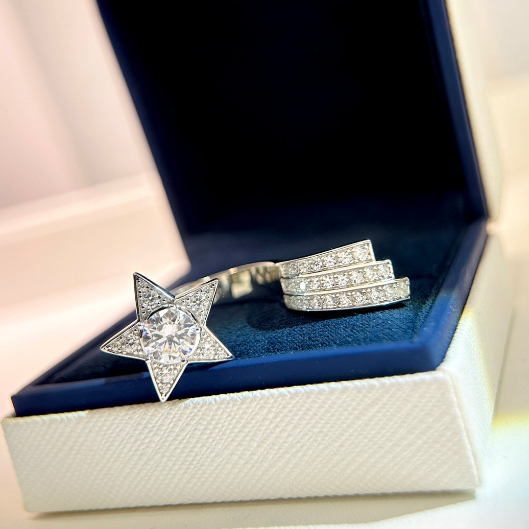 18K CC Com¨¨te Diamonds Ring