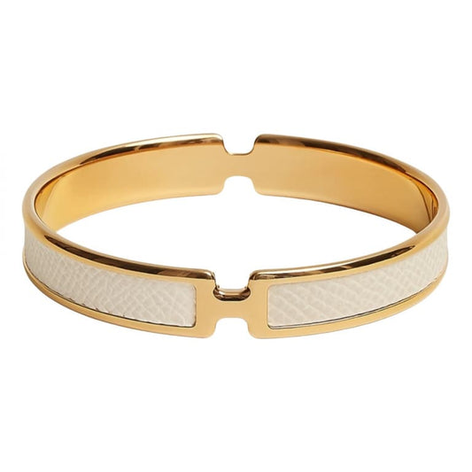 18K Olympe White H Bracelet