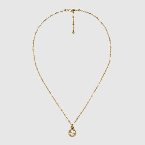 18K GUCCI Interlocking G Necklace
