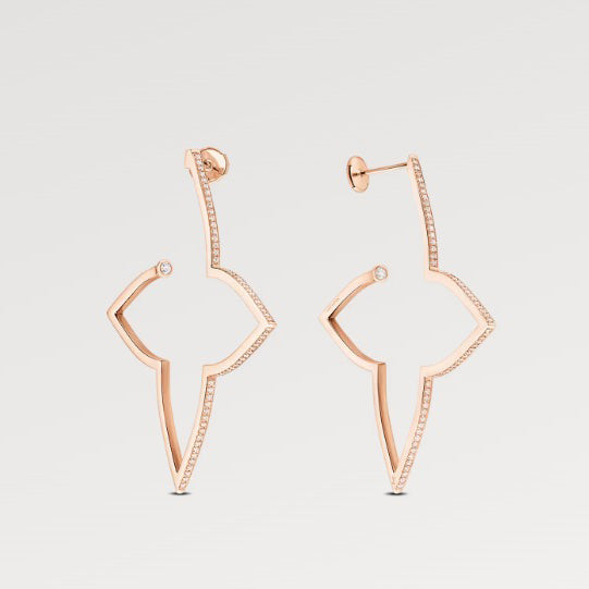 18k Louis Debuts Blossom Earrings