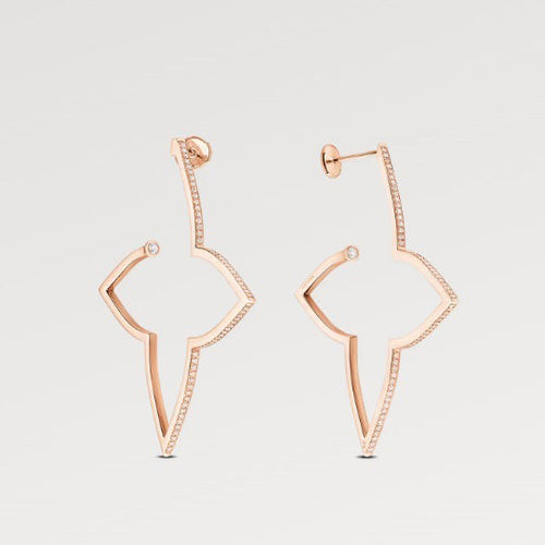 18k Louis Debuts Blossom Earrings