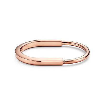 18K T Lock Bangle Bracelet