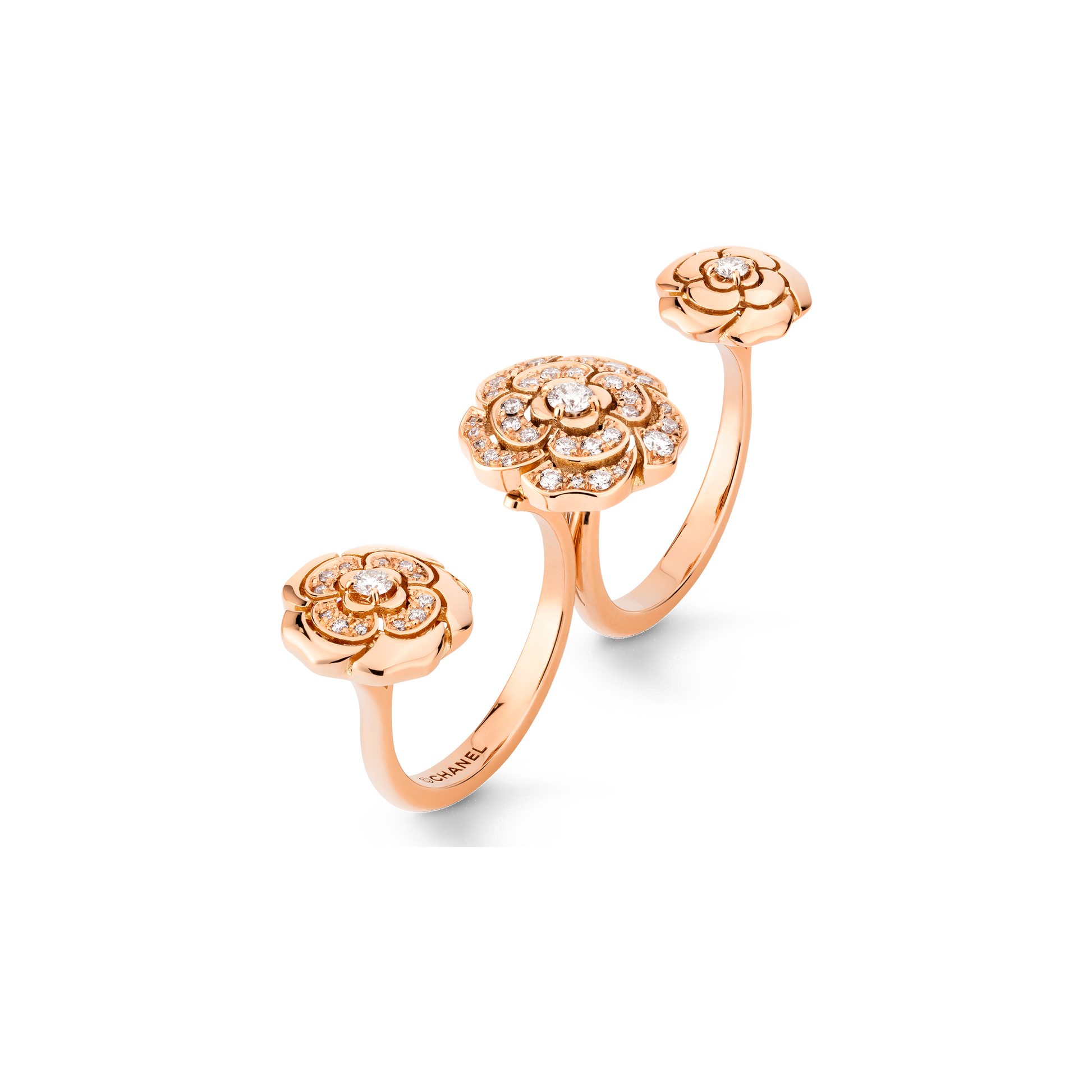18K Chanel Extrait De Cam¨¦lia Transformable Ring