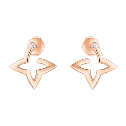 18K Louis Blossom Mini Hoops Earrings
