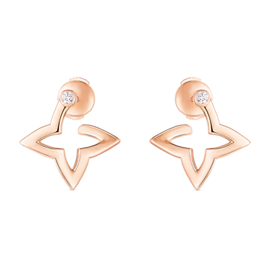 18K Louis Blossom Mini Hoops Earrings