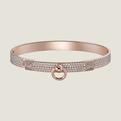 18K Collier De Chien Diamond H Bracelet