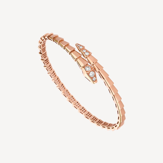 18K BV Serpenti Demi-Pav¨¦ Diamonds Bracelet
