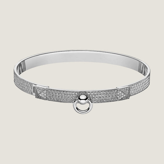 18K Collier De Chien Diamond H Bracelet