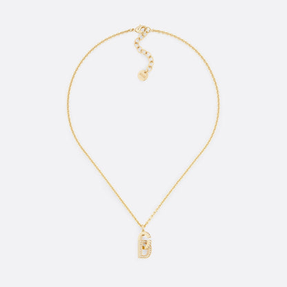 18K Dior CD Lock Necklace
