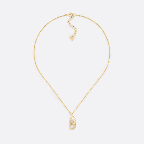 18K Dior CD Lock Necklace
