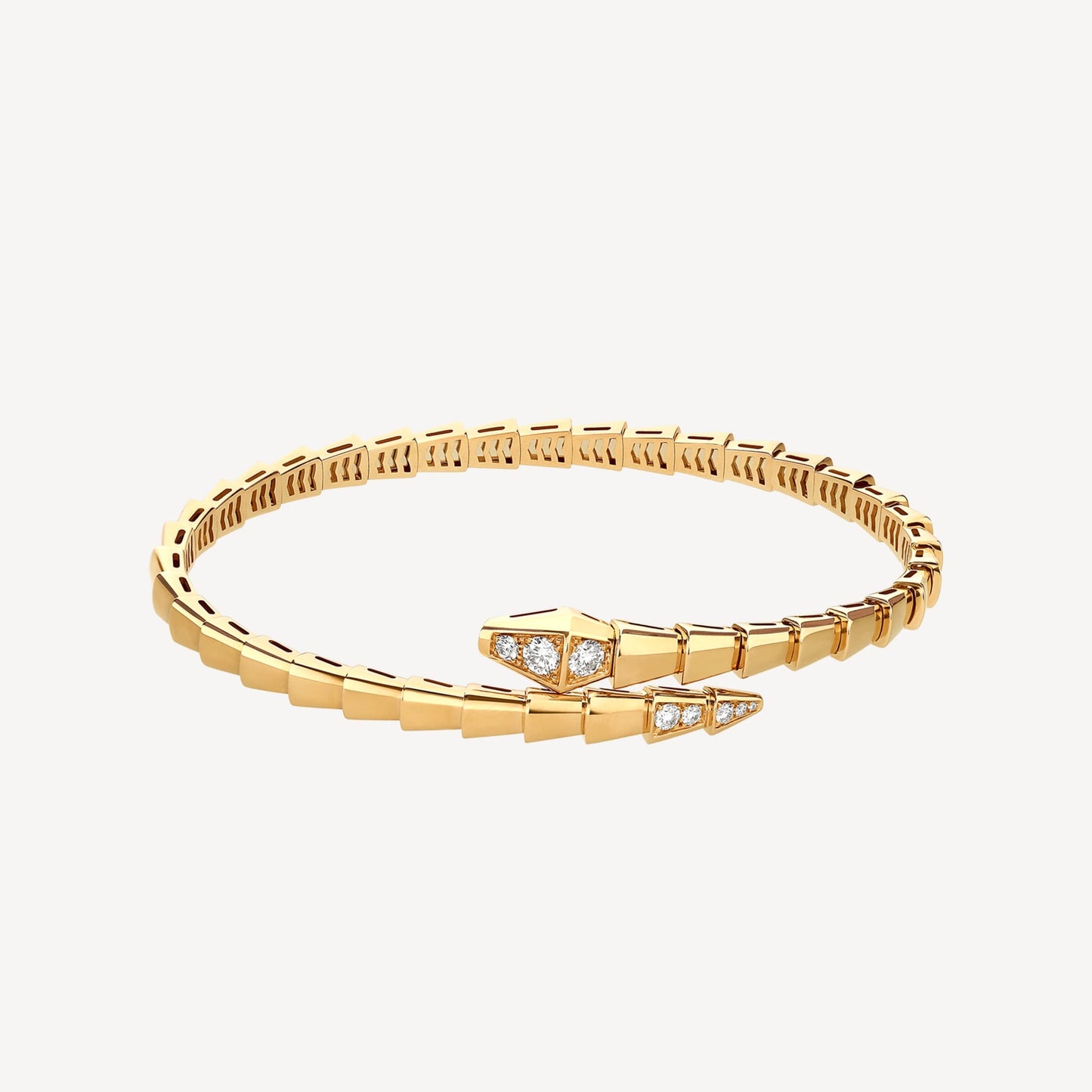 18K BV Serpenti Demi-Pav¨¦ Diamonds Bracelet