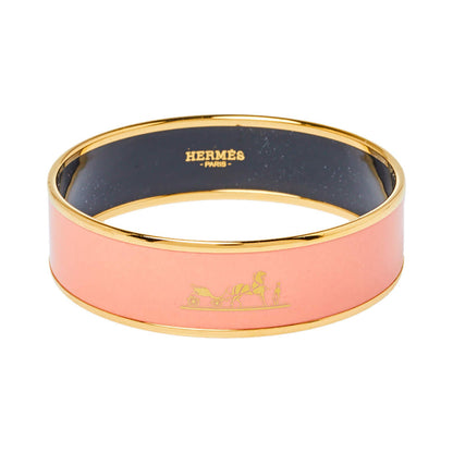 18K Hermes Enamel Cal¨¨che Wide Bangle Bracelet