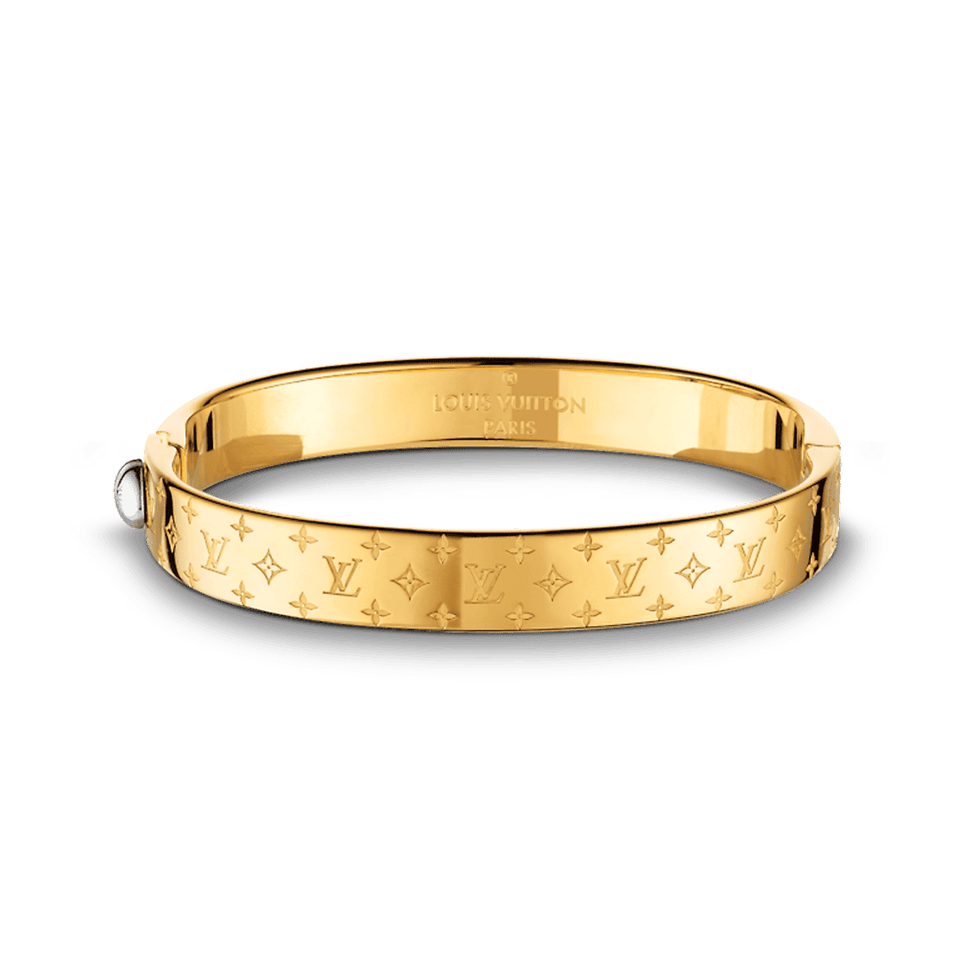 18K Louis Nanogram Cuff Bracelet