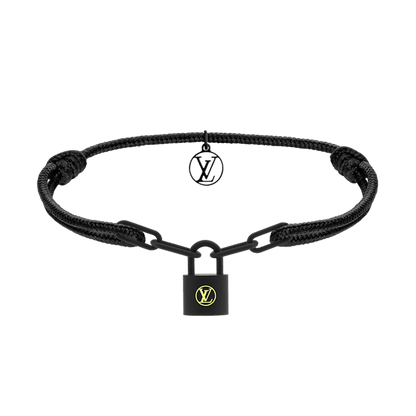 Louis Silver Lockit Titanium Bracelet