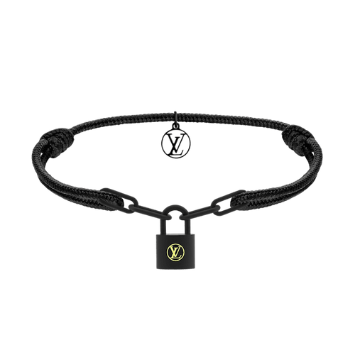 Louis Silver Lockit Titanium Bracelet