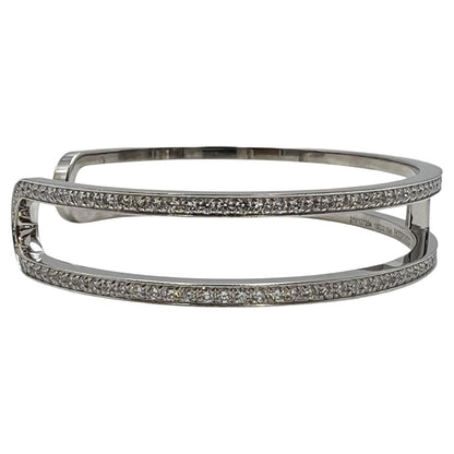 18K Ever Chain D¡¯ancre Cuff Diamond H Bracelet