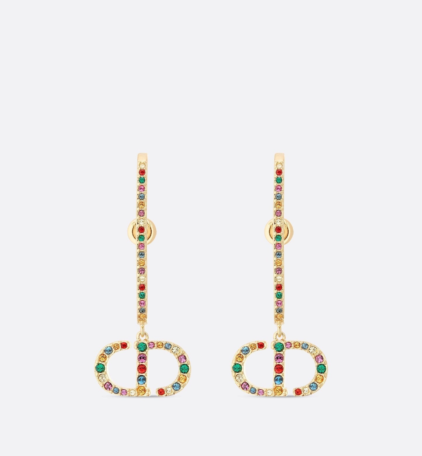18K CD 30 Montaigne Crystals Earrings