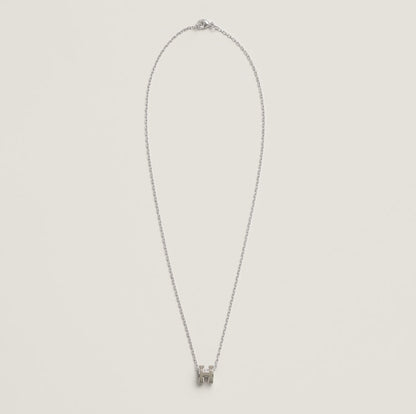 18K Mini Pop H Grey Necklace