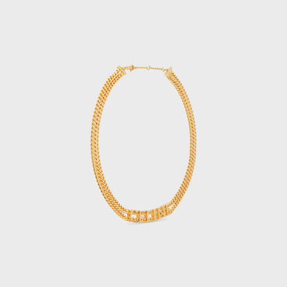 18K Triomphe Gourmette Necklace