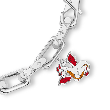 18K Louis Dargon Monogram Chain Necklace