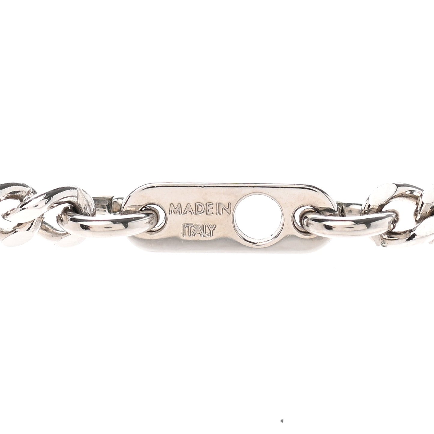 18K Louis Monogram Lock Pendant Necklace