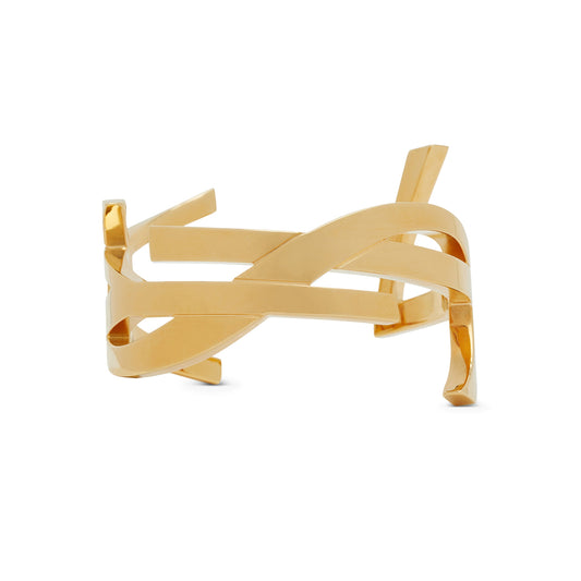 18K Saint Monogram Cuff Bracelet