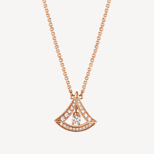 18K BVLGARI Divas' Dream Pav¨¦ Diamond Openwork Necklace