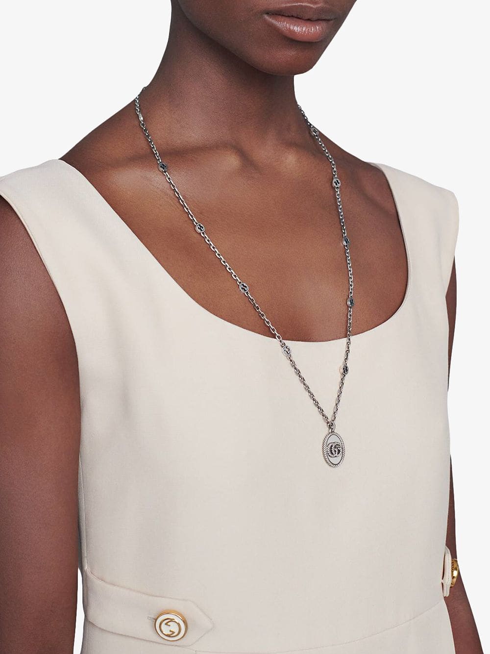 Double G Pendant Necklace