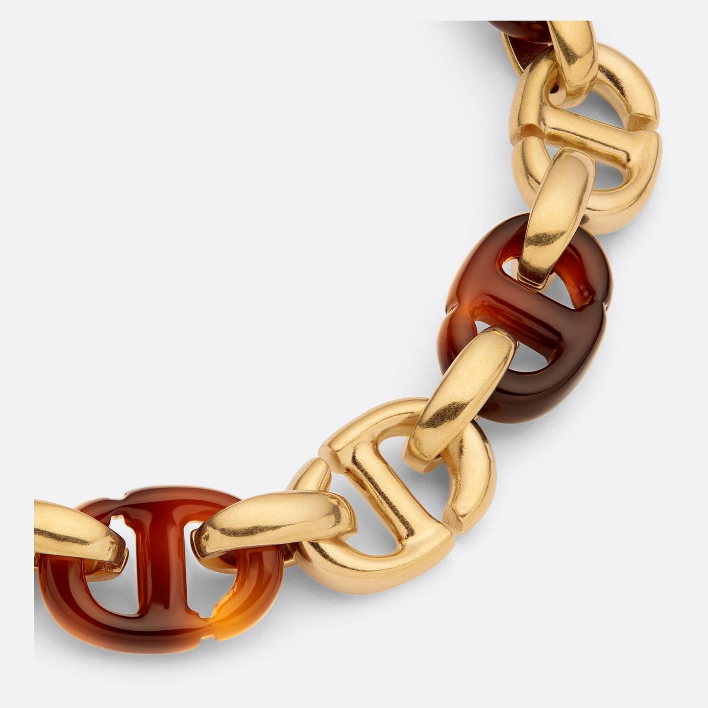 18K CD Navy Resin Bracelet