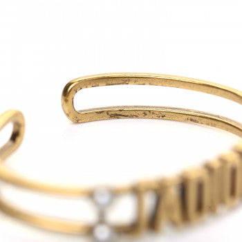 18K CD J¡¯adior Pearls Open Cuff Bracelet