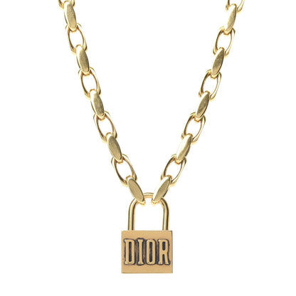 18K CD Lucky Locket Choker Necklace