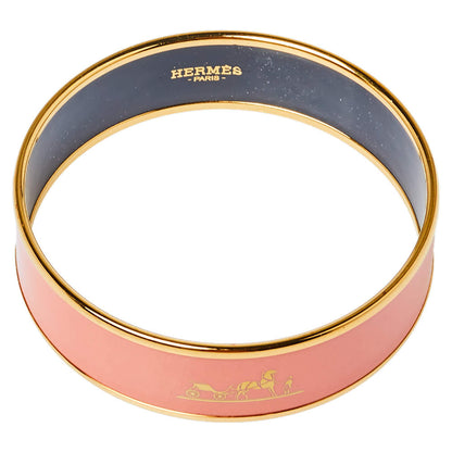 18K Enamel Cal¨¨che Wide Bangle H Bracelet