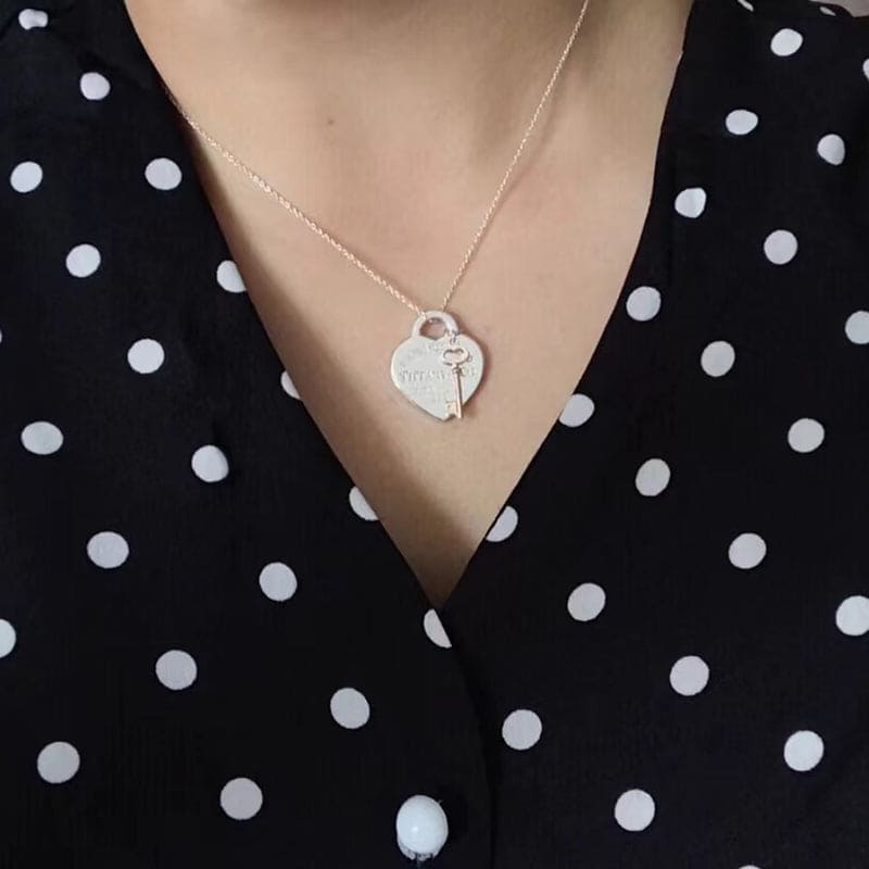 18K Return to Tiffany Heart & Key Necklace