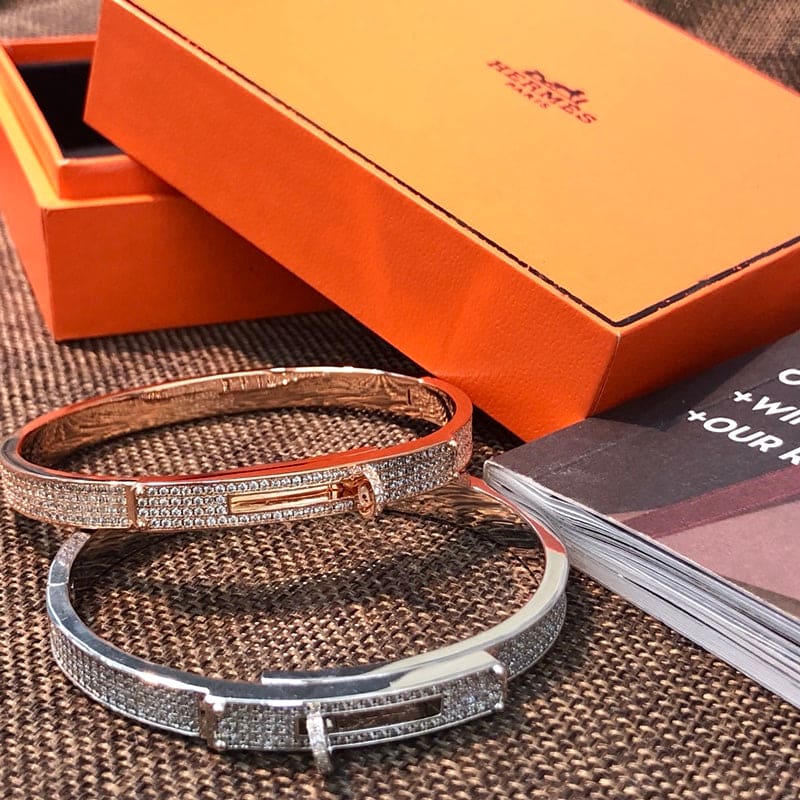 18K White Gold Kelly Diamonds H Bracelet