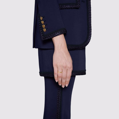 18K Double G Icon Yellow Gold Ring