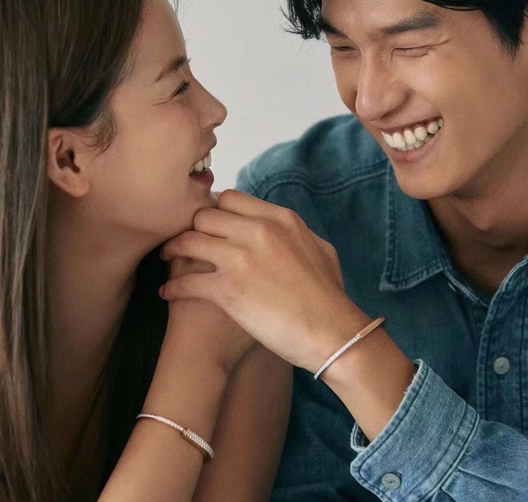 18K T Lock Bangle Full Pave Diamonds Bracelet