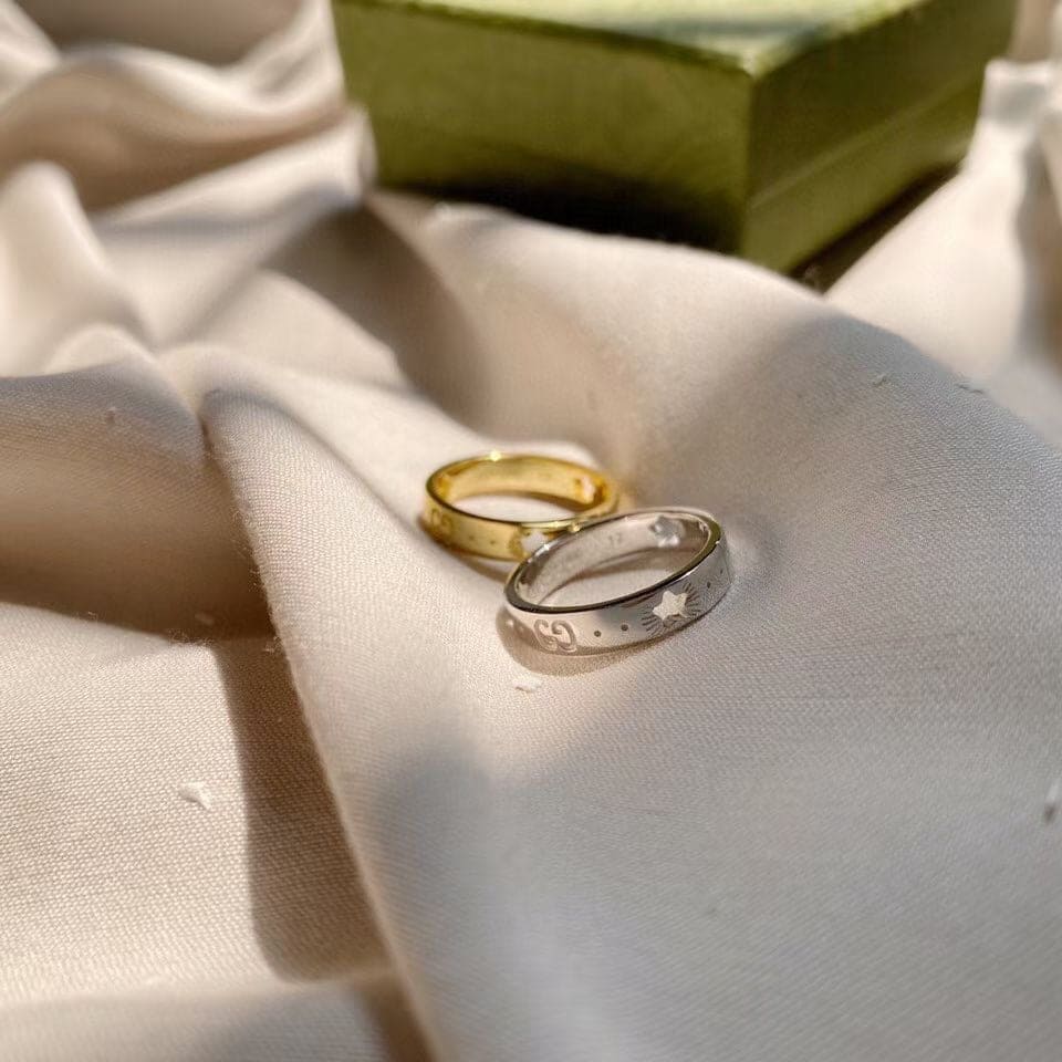 18K Double G Icon Ring