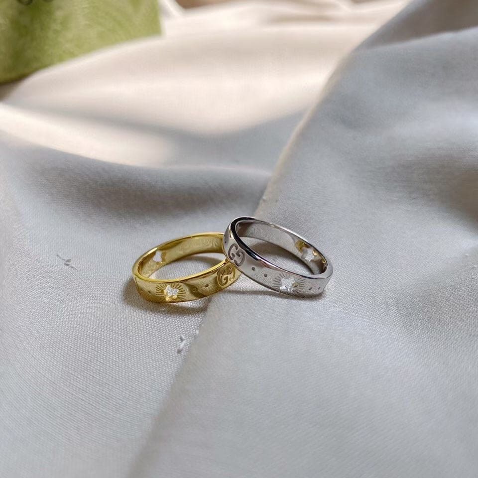 18K Double G Icon Ring