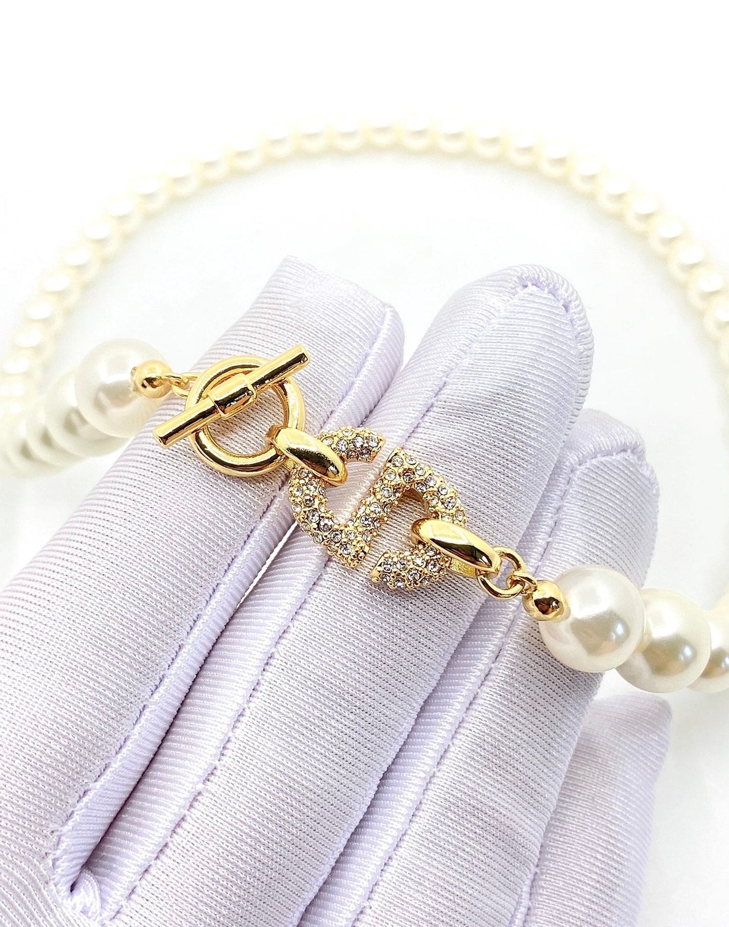 18K CD Pearl Necklace