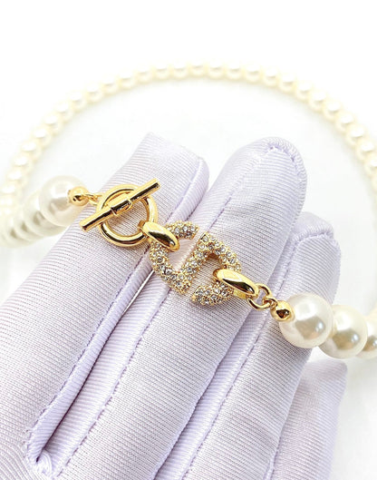 18K CD Pearl Necklace