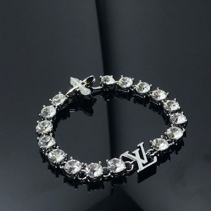 18K Louis Crystals Bracelet
