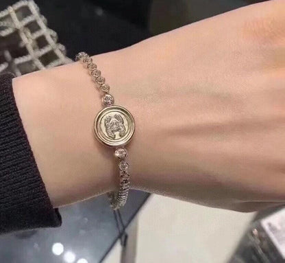 18K Diamonds CC Bracelet
