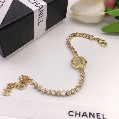 18K Diamonds CC Bracelet