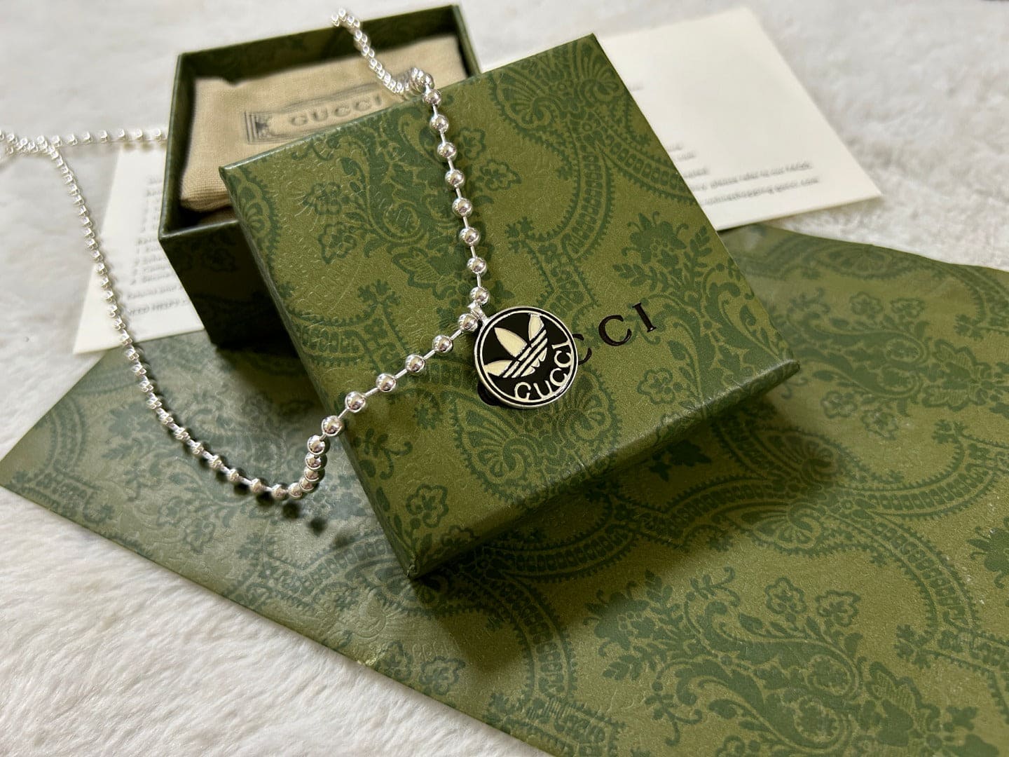 Double G x Adidas Pendant Boule Necklace