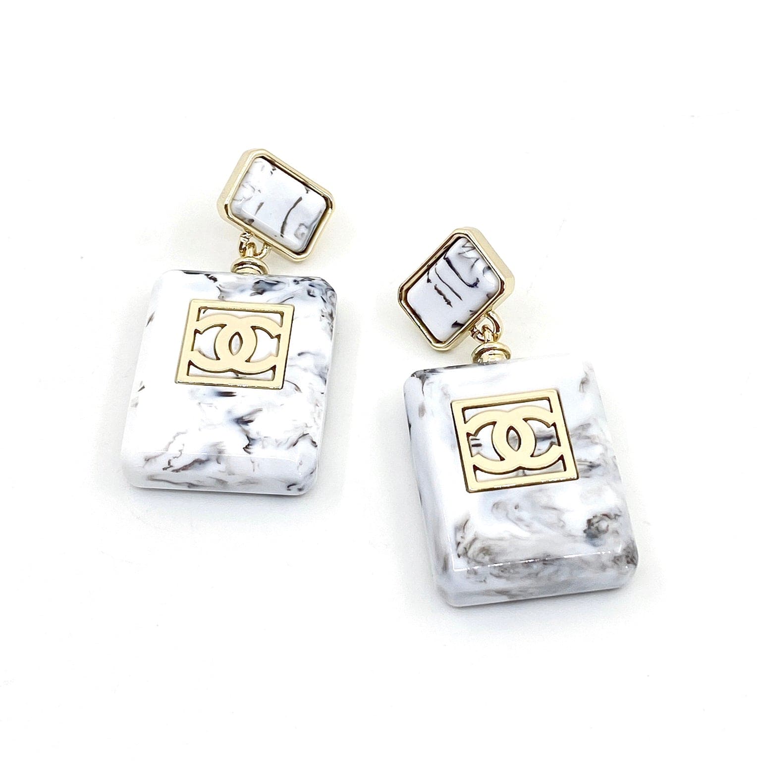 18k Chanel Eternal N¡ã5 Earrings